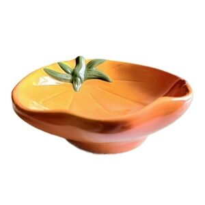 Williams Sonoma Bowl Mini Dish Pumpkin Orange Small